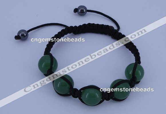 CFB517 12mm round aventurine beads adjustable bracelet wholesale