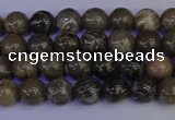 CFC210 15.5 inches 4mm round grey fossil coral beads wholesale