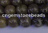 CFC214 15.5 inches 12mm round grey fossil coral beads wholesale