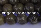 CFC215 15.5 inches 14mm round grey fossil coral beads wholesale