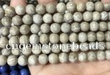 CFC332 15.5 inches 8mm round fossil coral beads wholesale