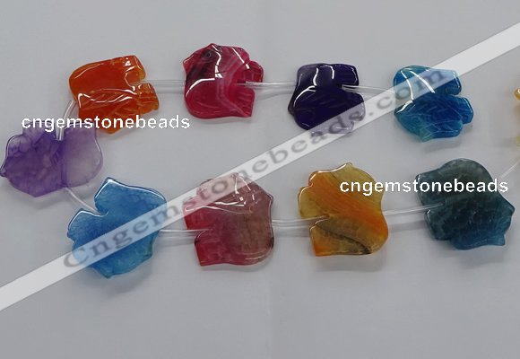 CFG1245 15.5 inches 30*40mm - 35*45mm elephant agate beads