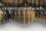 CFG1519 15.5 inches 15*20mm carved teardrop tiger eye beads