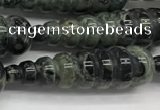 CFG1532 15.5 inches 10*35mm carved teardrop kambaba jasper beads