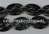 CFG296 15.5 inches 15*20mm carved oval kambaba jasper beads