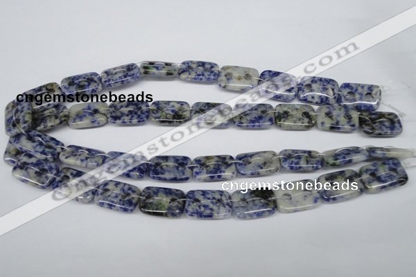 CFG320 15.5 inches 15*20mm carved rectangle sodalite beads