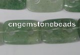 CFG330 15.5 inches 18*25mm carved rectangle Indian aventurine beads