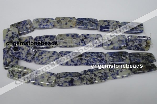 CFG335 15.5 inches 20*30mm carved rectangle sodalite beads