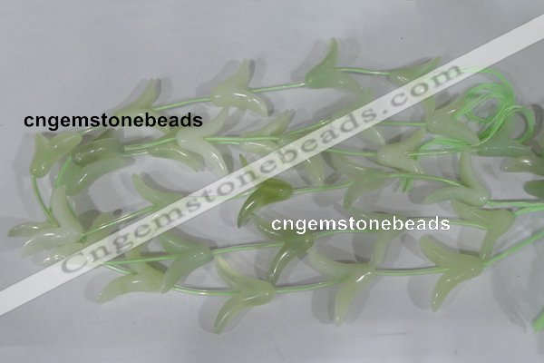 CFG503 15.5 inches 20*26mm carved flower New jade beads