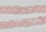 CFG58 15.5 inches 8*10mm carved pig-shaped rose quartz beads