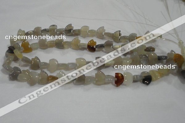 CFG766 15.5 inches 10*15mm carved animal agate gemstone beads