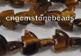 CFG767 15.5 inches 10*15mm carved animal yellow tiger eye beads