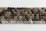 CFJ217 15.5 inches 6mm faceted round fancy jasper beads