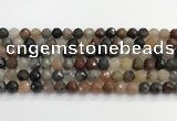 CFJ218 15.5 inches 8mm faceted round fancy jasper beads