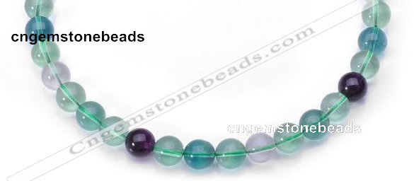 CFL03 AA grade 8mm round natural fluorite beads Wholesale