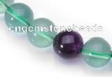 CFL05 AA grade round 12mm natural fluorite beads Wholesale