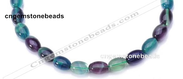 CFL10 16 inch 12*16mm egg-shaped AA grade natural fluorite beads