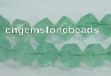 CFL100 15.5 inches 8*8mm cube natural green fluorite gemstone beads