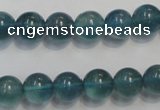 CFL1003 15.5 inches 10mm round blue fluorite beads wholesale