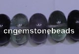 CFL1073 15 inches 12*20mm rondelle natural fluorite gemstone beads