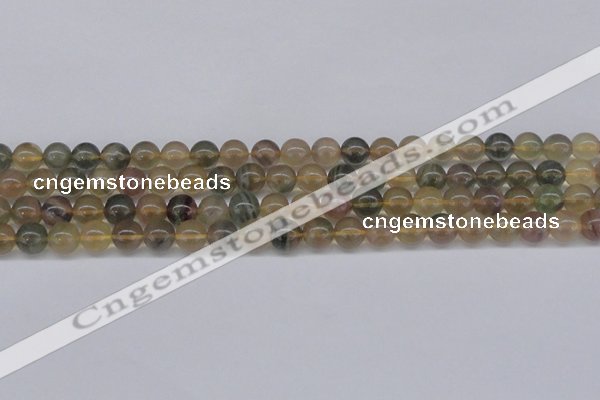 CFL1103 15.5 inches 10mm round yellow fluorite gemstone beads