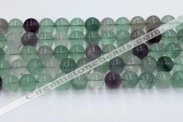 CFL1137 15.5 inches 10mm round fluorite beads wholesale