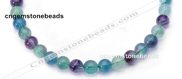 CFL12 16 inch 6mm round A- grade natural fluorite bead Wholesale