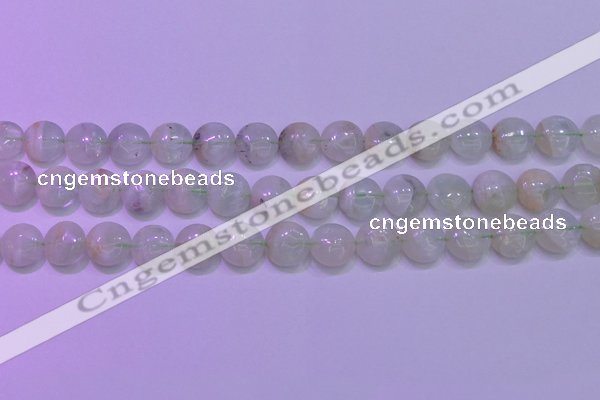 CFL1208 15.5 inches 10mm flat round green fluorite gemstone beads