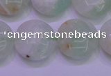 CFL1211 15.5 inches 16mm flat round green fluorite gemstone beads