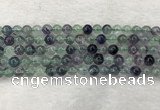 CFL1451 15.5 inches 6mm round fluorite beads wholesale