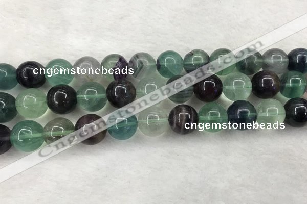 CFL1456 15.5 inches 16mm round fluorite beads wholesale