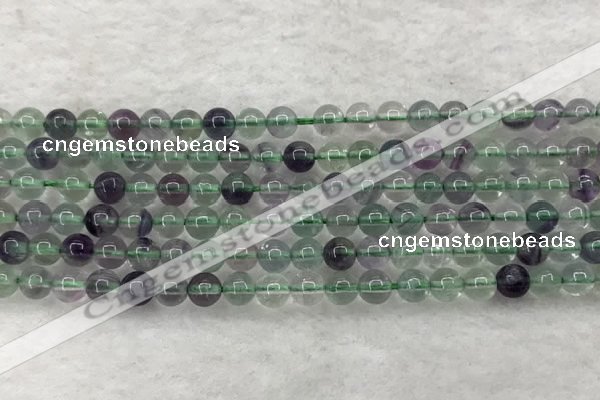 CFL1460 15.5 inches 4mm round A grade fluorite gemstone beads