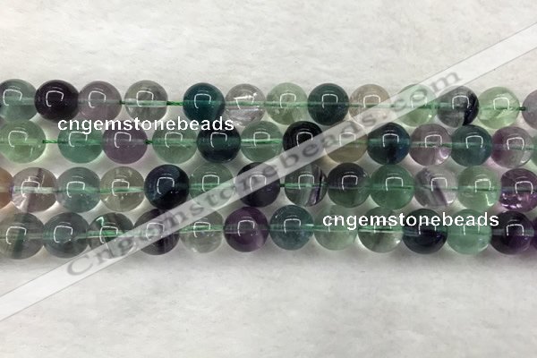 CFL1464 15.5 inches 12mm round A grade fluorite gemstone beads