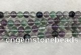 CFL1474 15.5 inches 12mm round AA grade fluorite gemstone beads