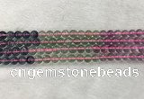 CFL1490 15.5 inches 8mm round rainbow fluorite gemstone beads