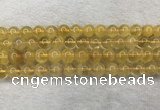 CFL1509 15.5 inches 10mm round yellow fluorite gemstone beads