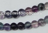 CFL151 15.5 inches 8mm round natural fluorite gemstone beads wholesale