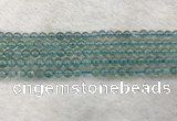 CFL1514 15.5 inches 4mm round blue fluorite gemstone beads