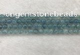 CFL1515 15.5 inches 6mm round blue fluorite gemstone beads