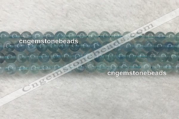 CFL1515 15.5 inches 6mm round blue fluorite gemstone beads