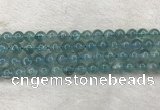 CFL1516 15.5 inches 8mm round blue fluorite gemstone beads