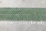 CFL1521 15.5 inches 4mm round green fluorite gemstone beads