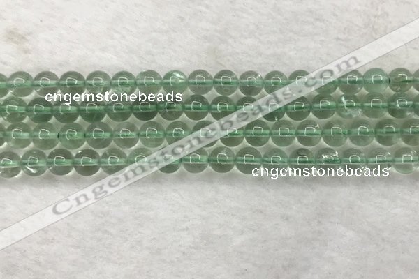 CFL1522 15.5 inches 6mm round green fluorite gemstone beads