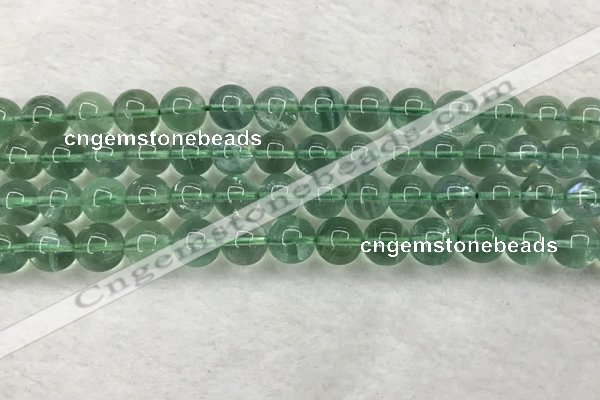 CFL1524 15.5 inches 10mm round green fluorite gemstone beads