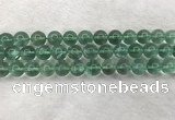 CFL1525 15.5 inches 12mm round green fluorite gemstone beads