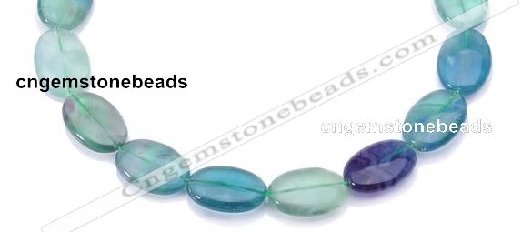 CFL19 8*12mm oval A- grade natural fluorite beads Wholesale