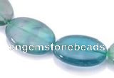 CFL20 10*14mm oval A- grade natural fluorite beads Wholesale