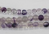 CFL201 15.5 inches 6mm round purple fluorite gemstone beads wholesale