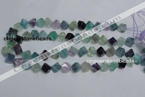 CFL309 15.5 inches 6*6mm cube natural fluorite beads