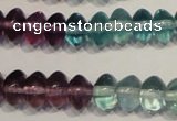 CFL561 15.5 inches 4*6mm rondelle fluorite gemstone beads wholesale